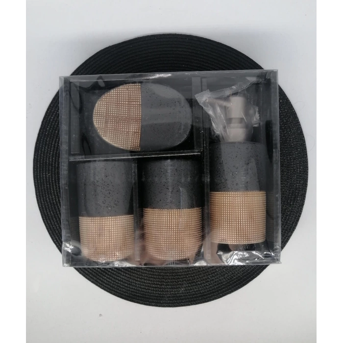 YKT 11694 BANYO SETİ PORSELEN 4 PRÇ 1X12