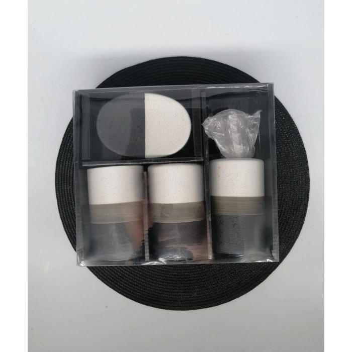 YKT 11670 BANYO SETİ PORSELEN 4 PRÇ 1X12