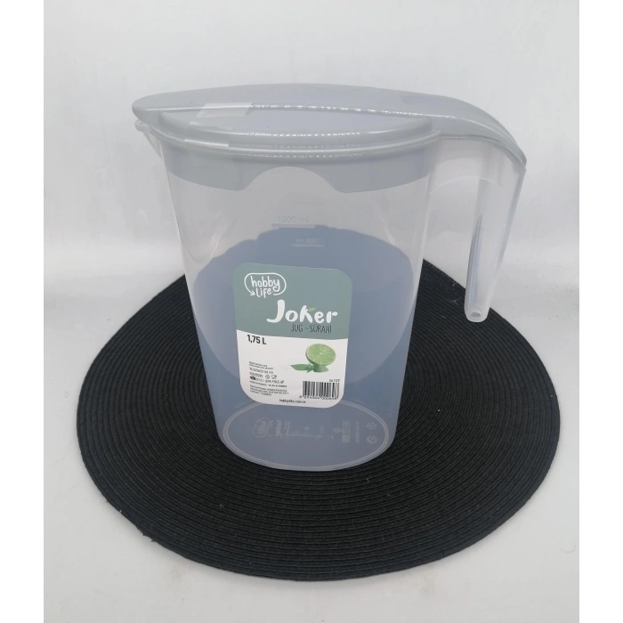DEMET PLASTİK SÜRAHİ ŞEFFAF 1,75 LT 1X12