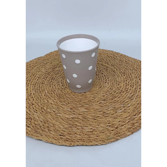 DEMET PLASTİK BARDAK BENEKLİ 350 ML 1X12