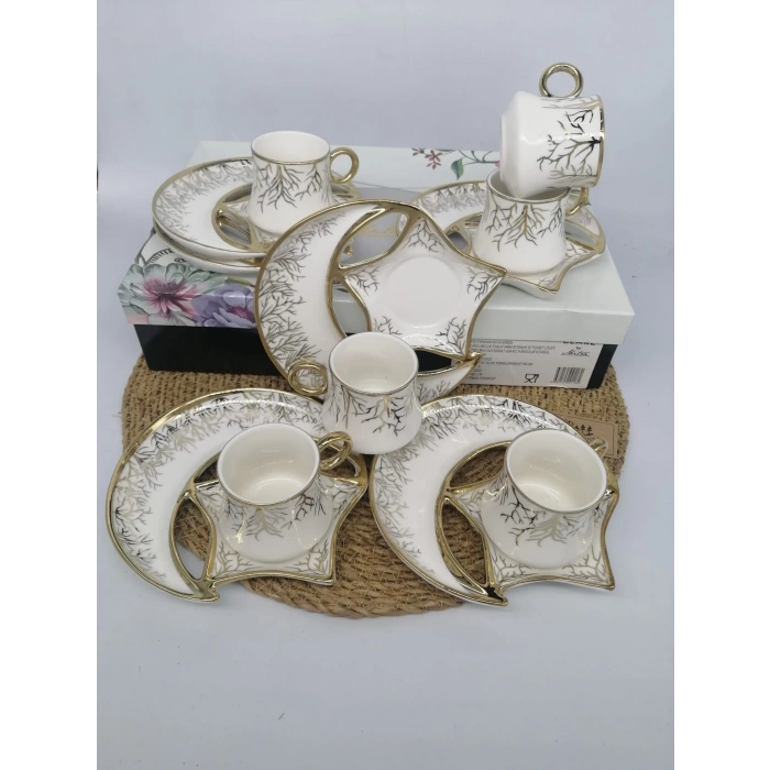 MTR 2023020 KAHVE FİNCANI YALDIZLI 6LI 1X6
