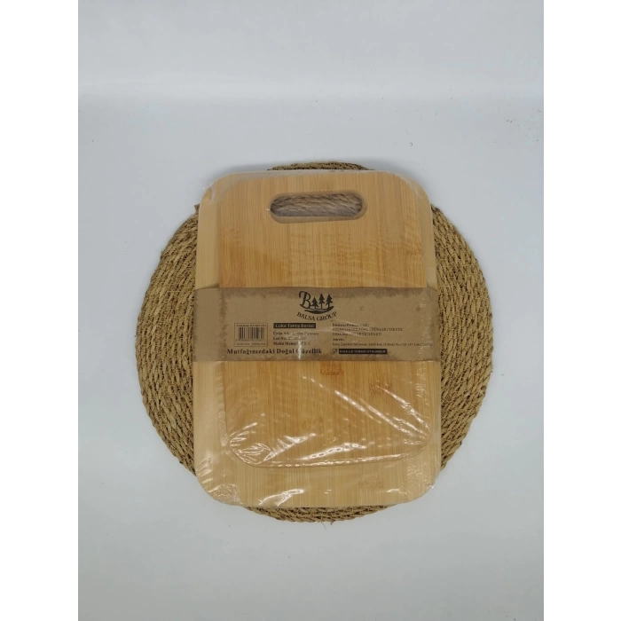 BLS BEK-1003 KESİM PANOSU 2Lİ BAMBU 33X24 CM 1X20