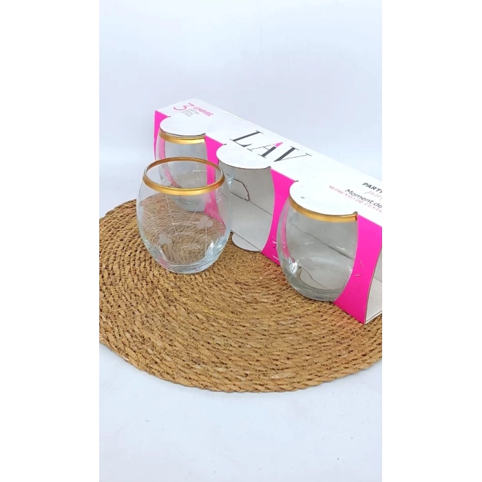 LAV BARDAK KISA MAT GOLD 3 LÜ 1X16