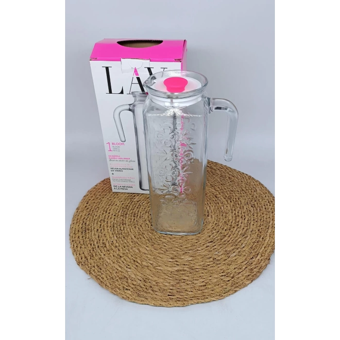 LAV SÜRAHİ CAM KAPAKLI BLOOM 1X6