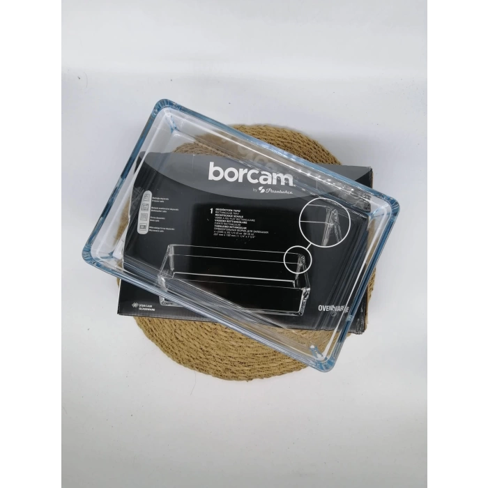 PAŞABAHÇE BORCAM DİKDÖRTGEN TEPSİ 1X6
