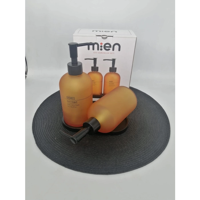 MİE 6011-AF SIVI SABUNLUK CAM 2Lİ 1X6