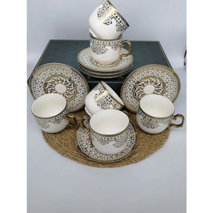 ŞNR 101541 NESCAFE FİNCANI SELİNA YALDIZLI 6LI 1X6