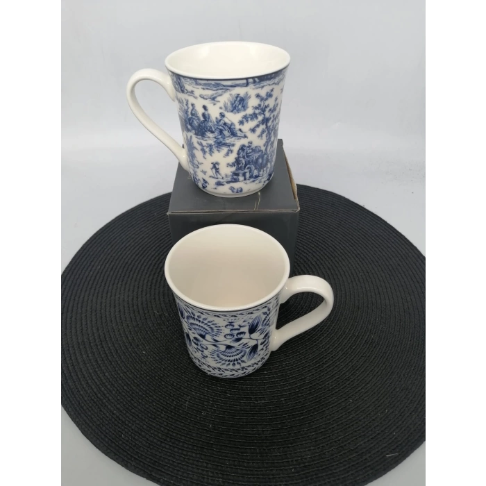 ŞNR 101773 KUPA DESENLİ MAVİ BLUE BLANC 1X12