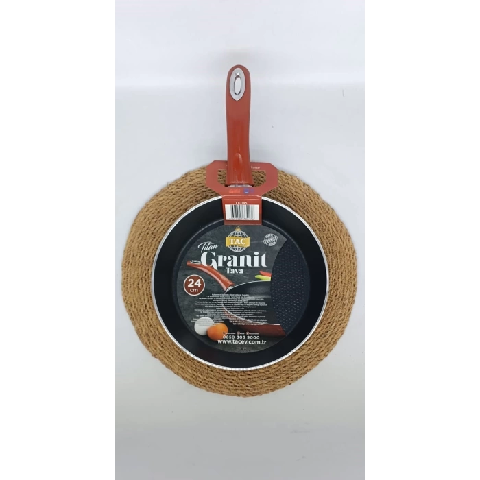TAÇ 1145 TAVA 24 CM TİTANGRANİT 1X6