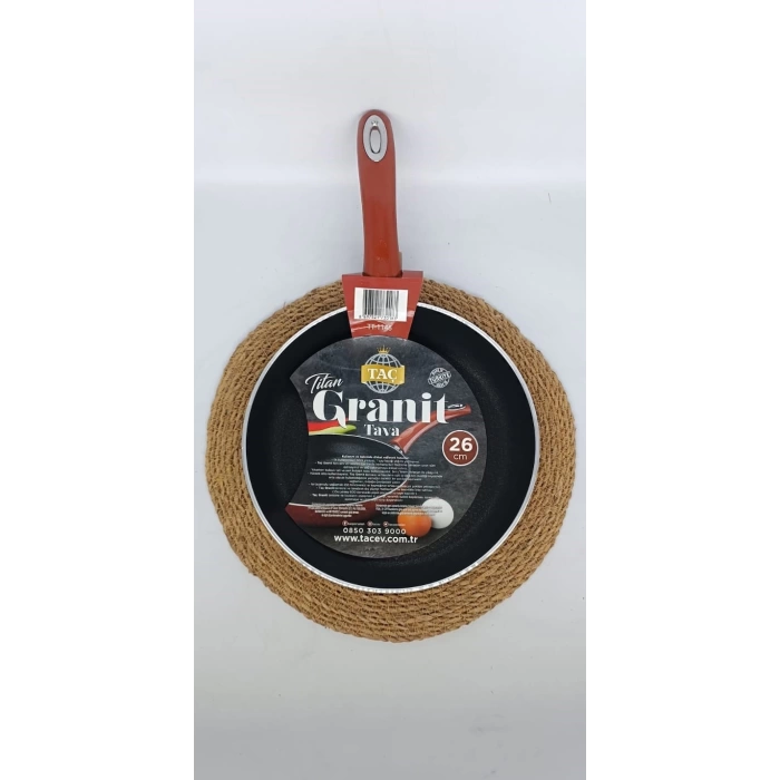 TAÇ 1146 TAVA 26 CM TİTANGRANİT 1X6