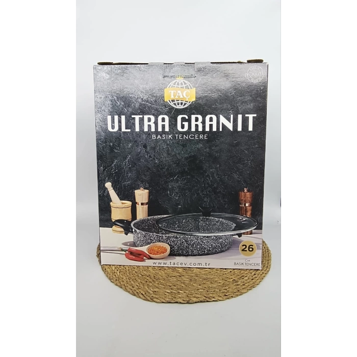 TAÇ 3403 TENCERE 26 CM BASIK ULTRAGRANİT 1X6