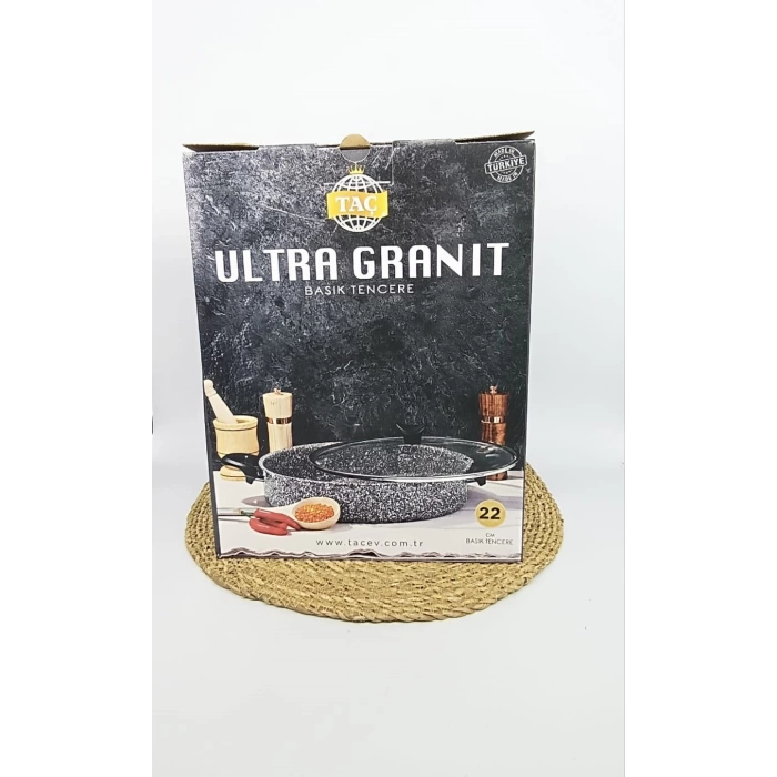 TAÇ 3464 TENCERE 22 CM BASIK ULTRAGRANİT 1X6
