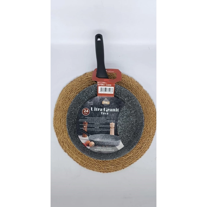TAÇ 3469 TAVA 24 CM ULTRAGRANİT 1X6