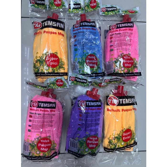 TMS 075 PASPAS MOP RENKLİ WELSOFT 1X24