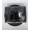 YKT 11710 BANYO SETİ SİYAH MERMER DESEN 4 PRÇ 1X12