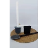BYS 574 WC FIRÇASI SİYAH GRİ 1X12