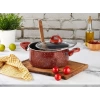 KAHRAMAN TENCERE 22 CM DERİN KİREMİT 1X6