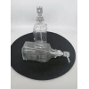 MİE 5020-S SIVI SABUNLUK CAM KARE GÜMÜŞ 1X12
