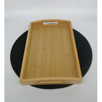 MİE 371-2 TEPSİ BAMBU BÜYÜK BOY 41X28 CM 1X6