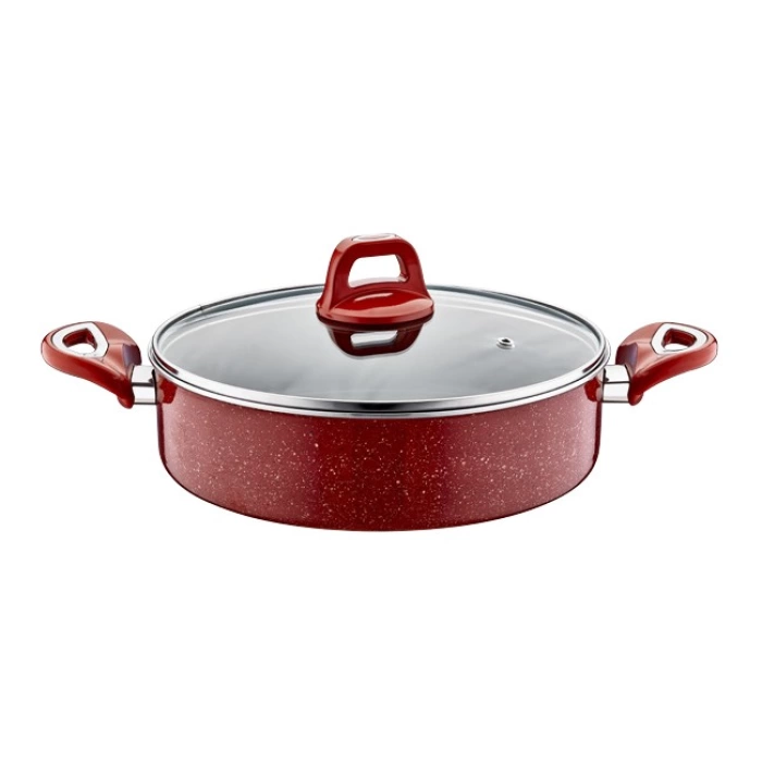 KAHRAMAN TENCERE 24 CM BASIK KİREMİT 1X6