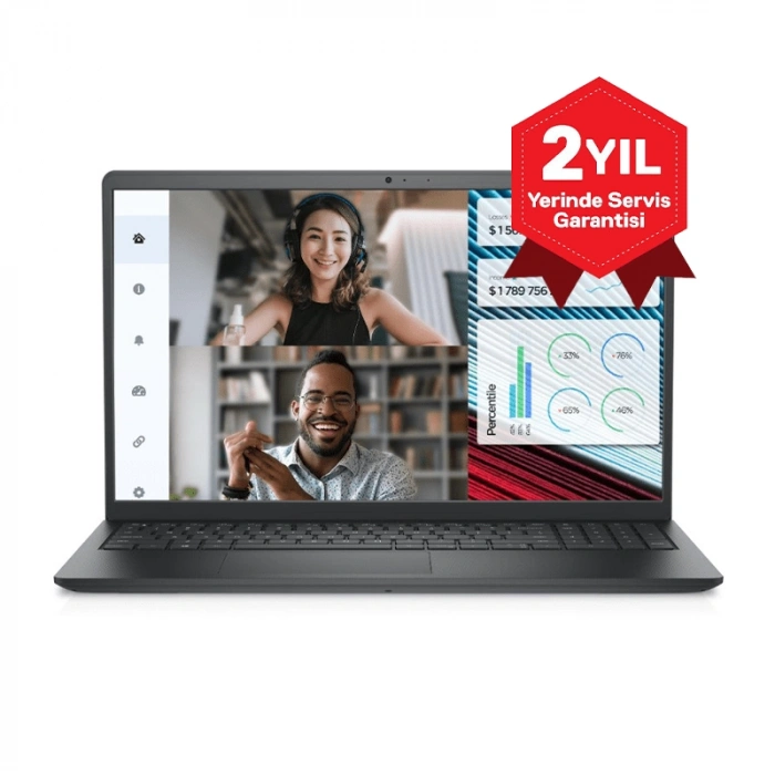 Dell Vostro 3530 i7 1355 16G-512SSD 15.6 FDos Dizüstü Bilgisayar