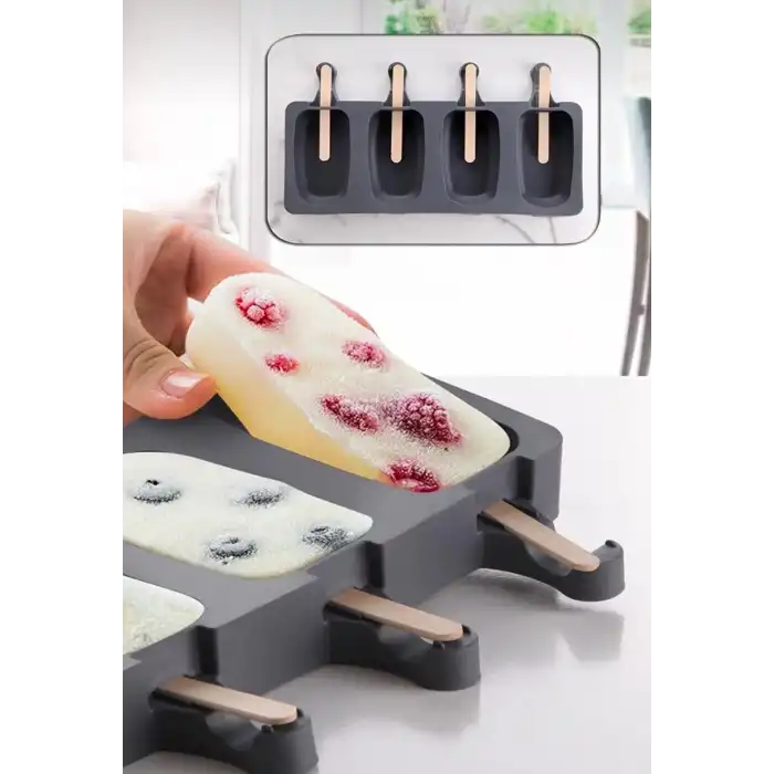 4’Lü Dondurma Kalıbı