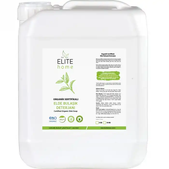 The Elite Home Organik Sertifikalı Elde Bulaşık Deterjan 3KG