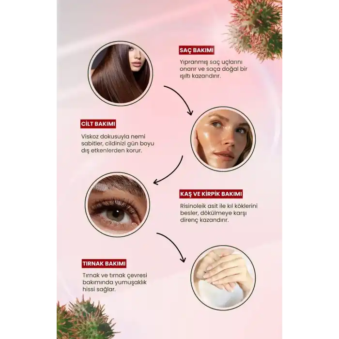 Hint Yağı (Castor oil) - Soğuk Sıkım - 100 ml