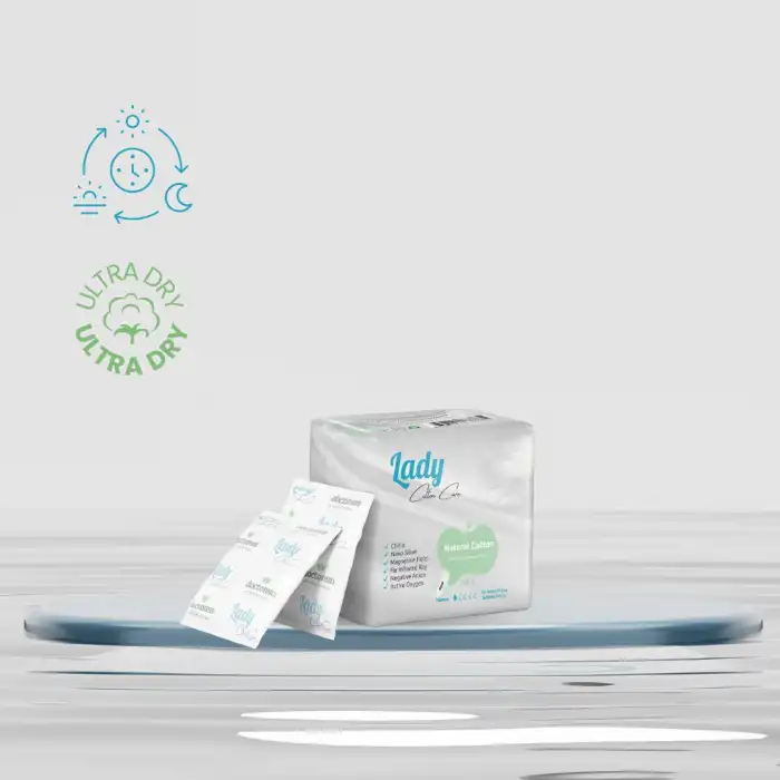 Günlük boy kadın pedi 30’lu pamuk ultradry