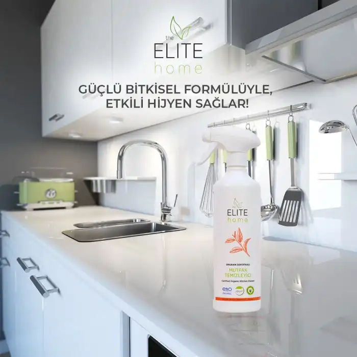 The Elite Home Organik Sertifikalı Mutfak Temizleyici 750ML