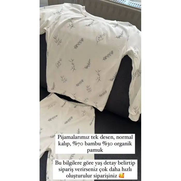 Bambu Pijama Takımı