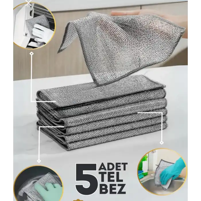 Çok Amaçlı Inox Bulaşık Tel(Çift Katlı)