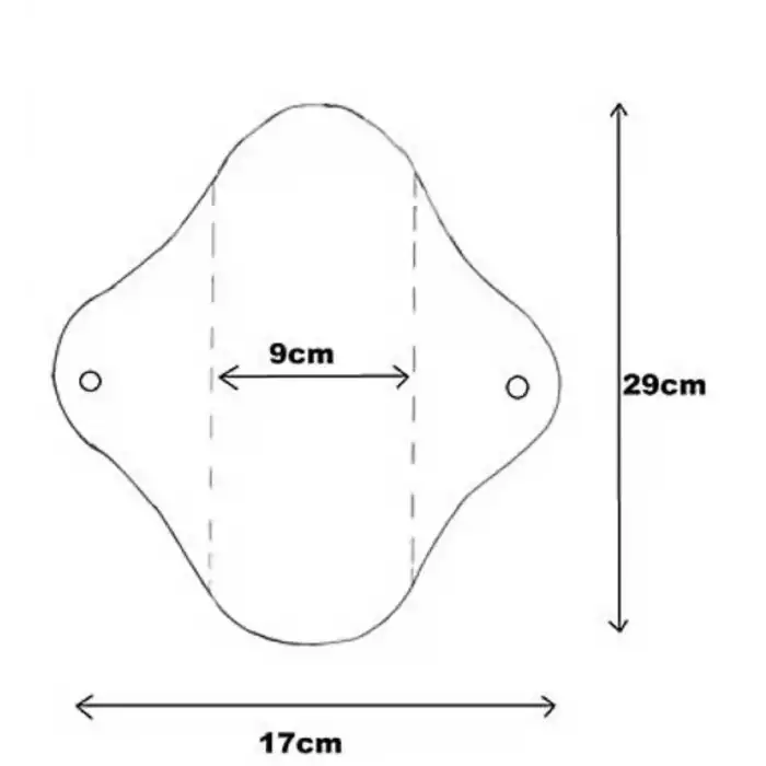 NeoComfort-GECE Organik Pamuk Sızdırmaz Yıkanabilir Kadın Pedi(Mint)