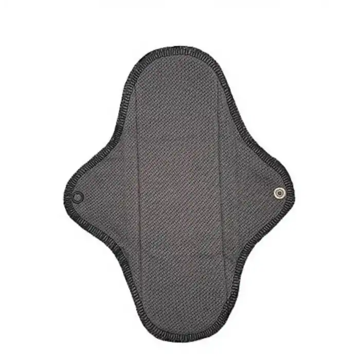 NeoComfort-GECE Organik Pamuk Sızdırmaz Yıkanabilir Kadın Pedi(Siyah)