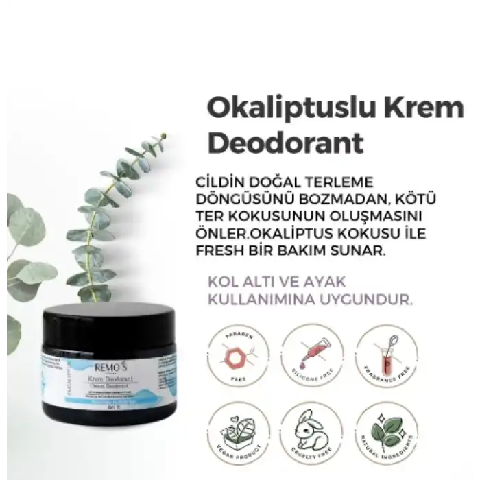 Okaliptus Krem Deodorant 50ml
