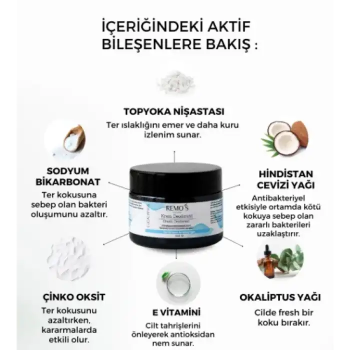 Okaliptus Krem Deodorant 50ml