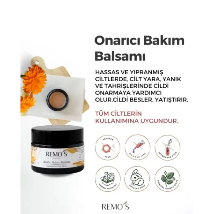 REMOS Onarıcı Bakım Balsamı( Kantaron&Aynısefa) 50 ml