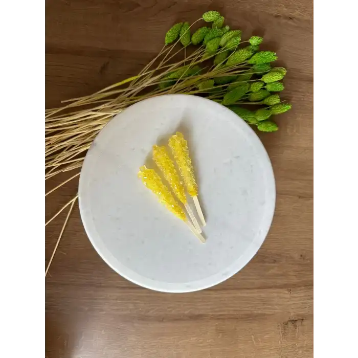 Safranlı Çubuk Kaya Şekeri 6Lı