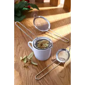 3LÜ ÇELİK ÇAY SÜZGECİ