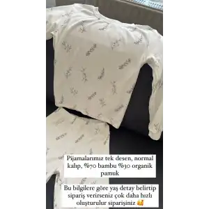 Bambu Pijama Takımı