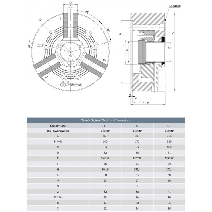 3 Ayaklı Büyük Açık Merkez Hidrolik Ayna Standart Model