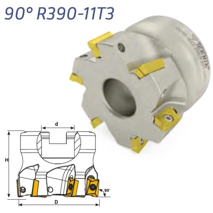 90° R390 11T3 Tarama Kafası