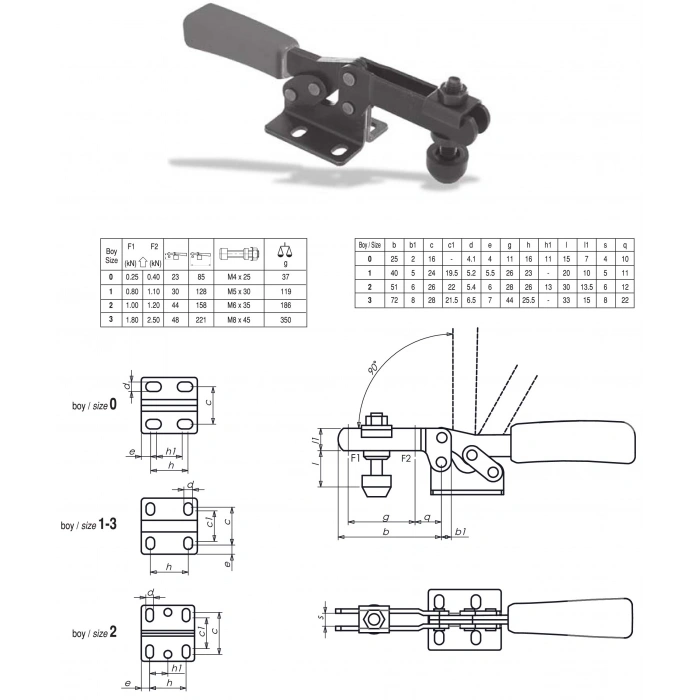 M20K/830K ÇİZMAK BAĞLAMA ELAMANI