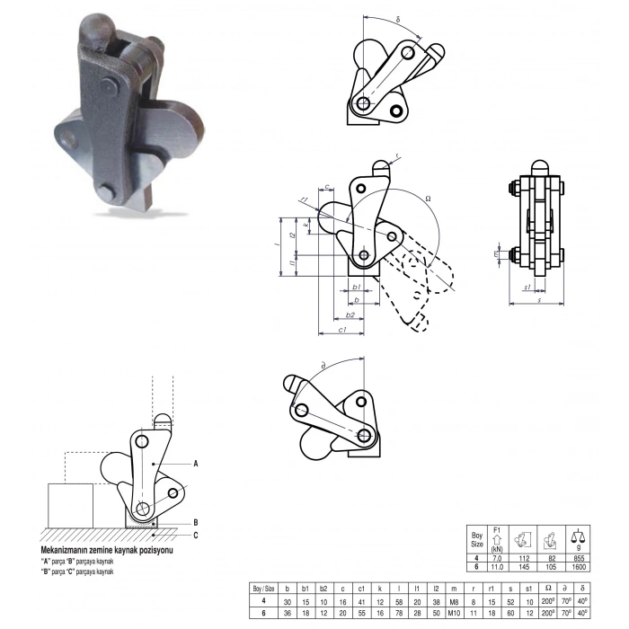 M30/810 ÇİZMAK BAĞLAMA ELAMANI