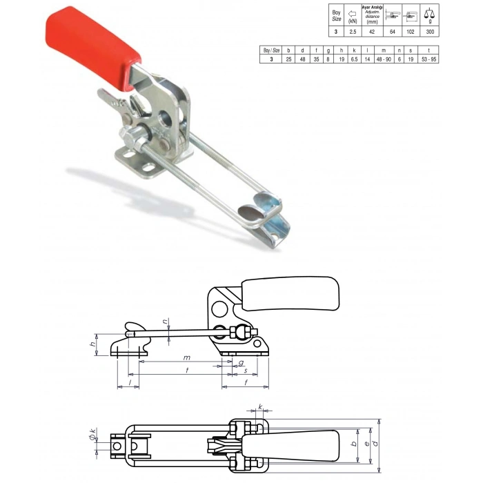M40S/848S - 3 ÇİZMAK BAĞLAMA ELAMANI