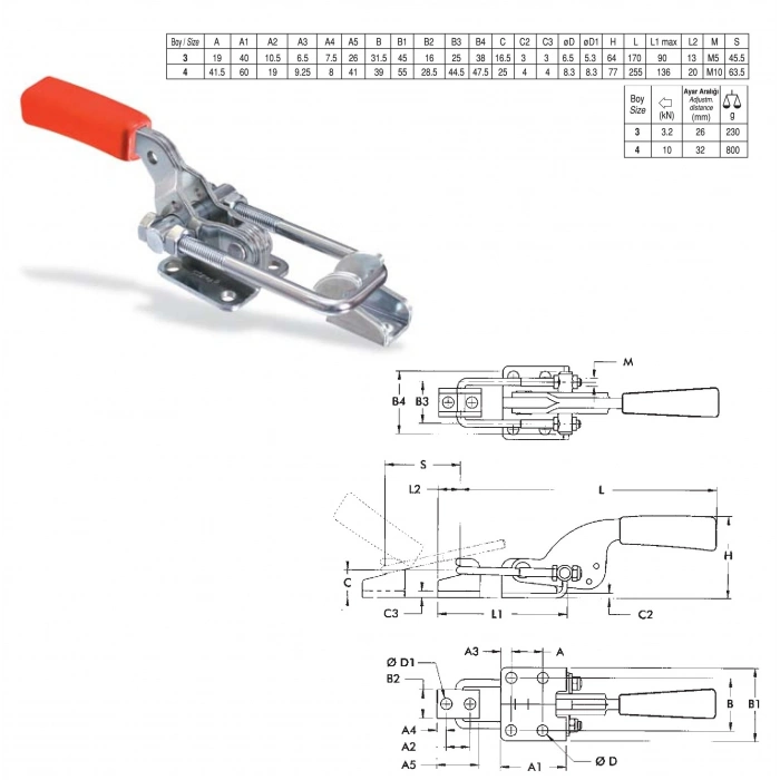 M42/850 ÇİZMAK BAĞLAMA ELAMANI