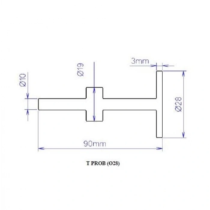Mekanik T Prob Kaplamalı - Anti Manyetik