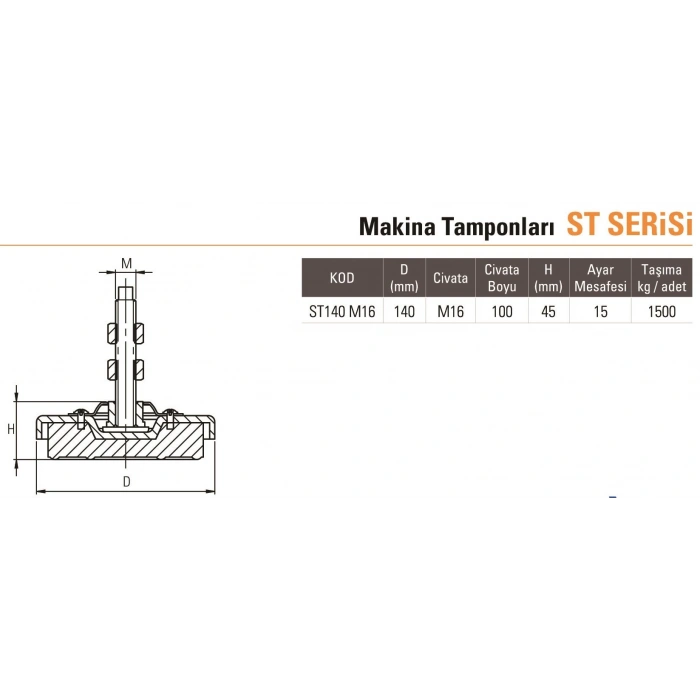 Makina Tamponları ST SERiSi