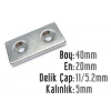Havşa Delik Neodyum Mıknatıs