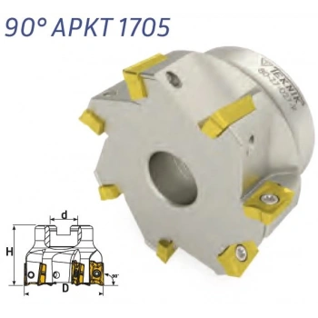 90° APKT 1705 Tarama Kafası